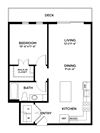 One Bedroom A3.3